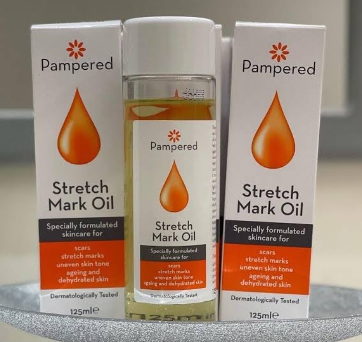 Pampered stretch mark oil
