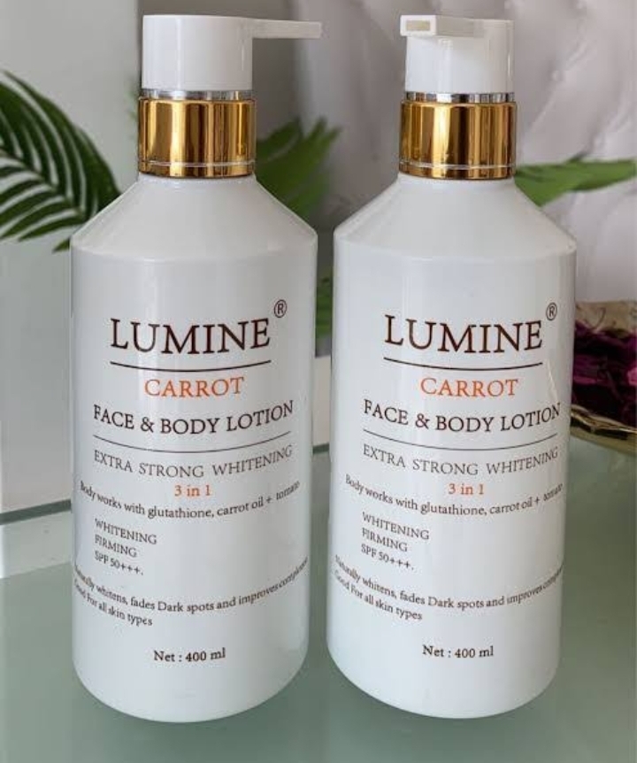 Does lumine lotion contain hydroquinone 