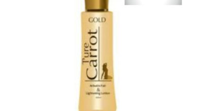 Pure carrot gold lotion