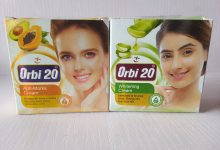 Does orbi 20 face cream contain mercury