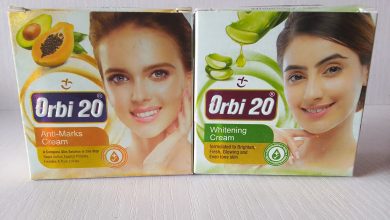 Does orbi 20 face cream contain mercury